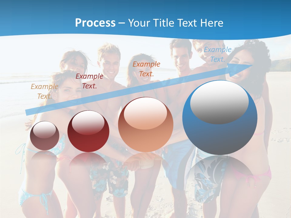 House Horizontal Blue PowerPoint Template