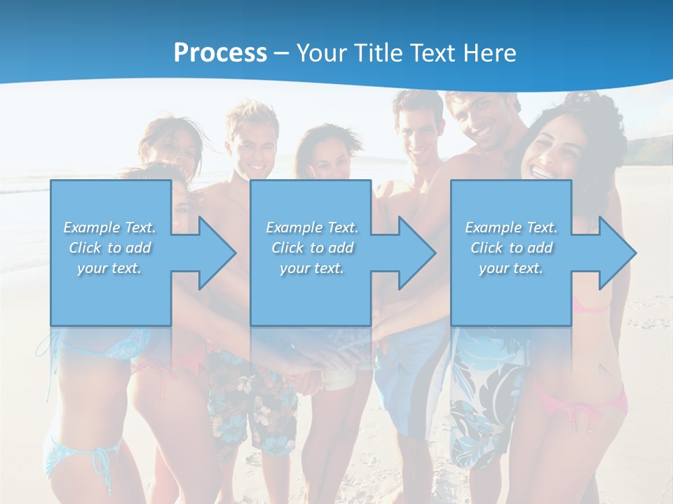 House Horizontal Blue PowerPoint Template