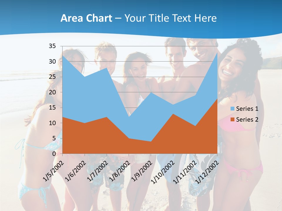 House Horizontal Blue PowerPoint Template