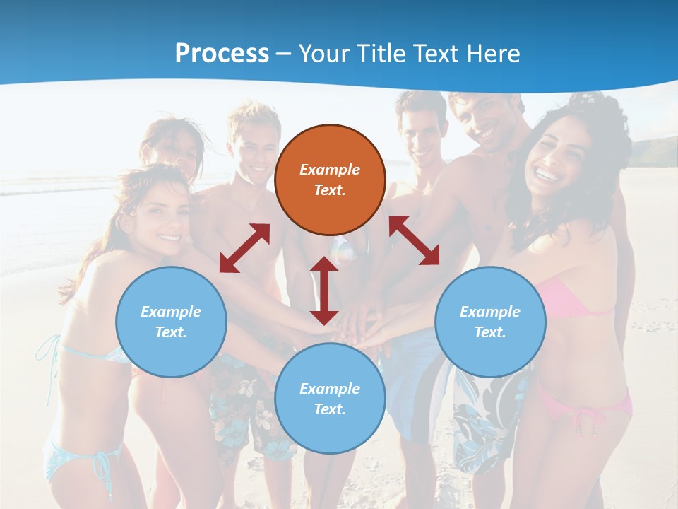 House Horizontal Blue PowerPoint Template