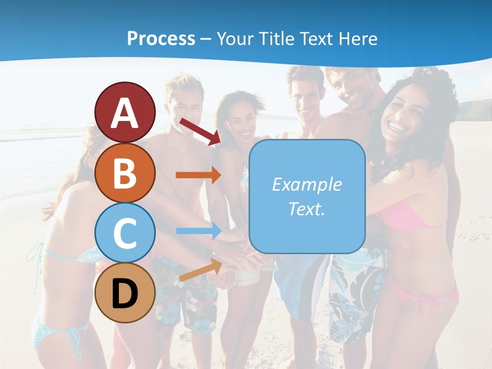 House Horizontal Blue PowerPoint Template