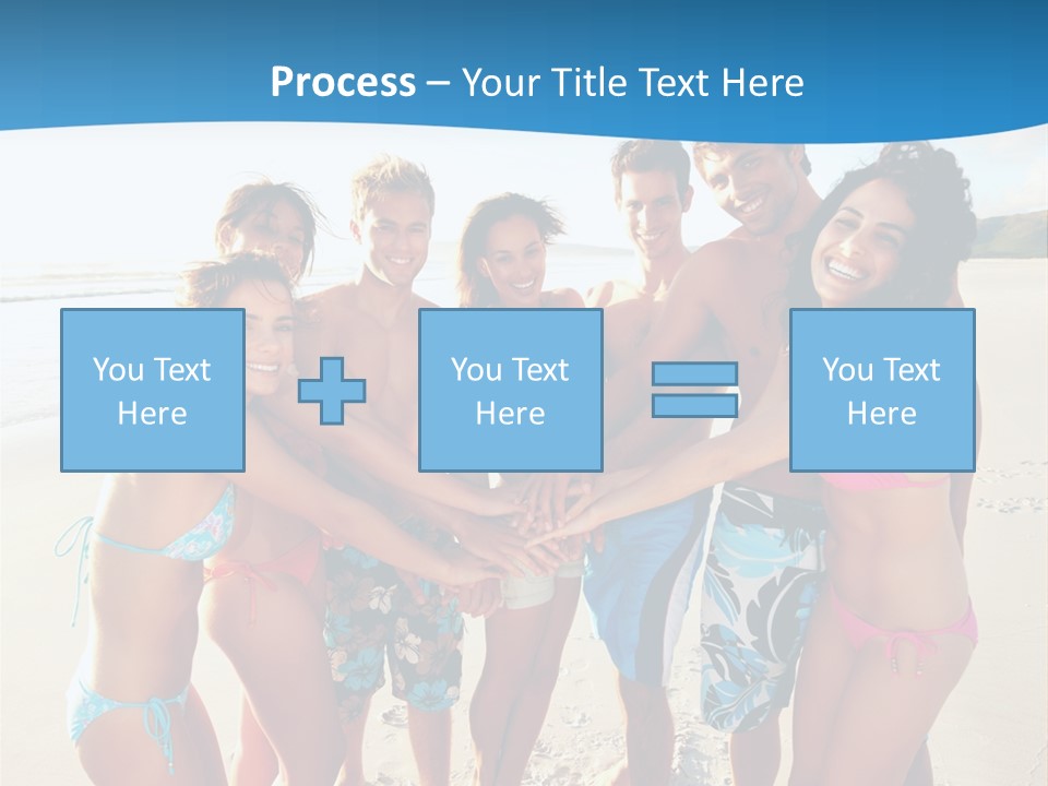 House Horizontal Blue PowerPoint Template