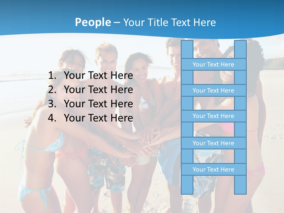House Horizontal Blue PowerPoint Template