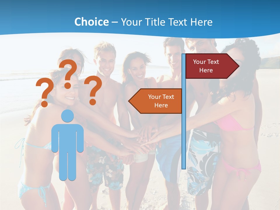 House Horizontal Blue PowerPoint Template