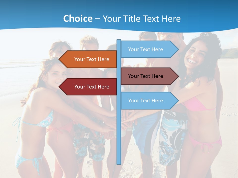 House Horizontal Blue PowerPoint Template