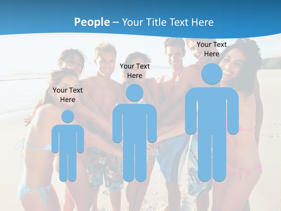 House Horizontal Blue PowerPoint Template