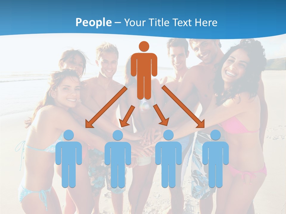 House Horizontal Blue PowerPoint Template