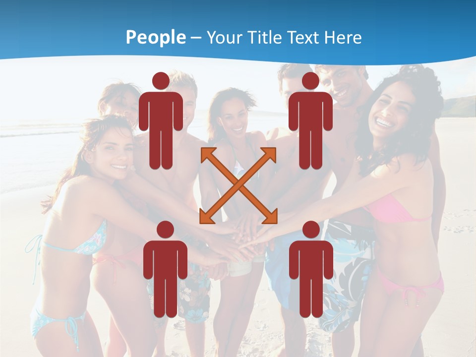 House Horizontal Blue PowerPoint Template