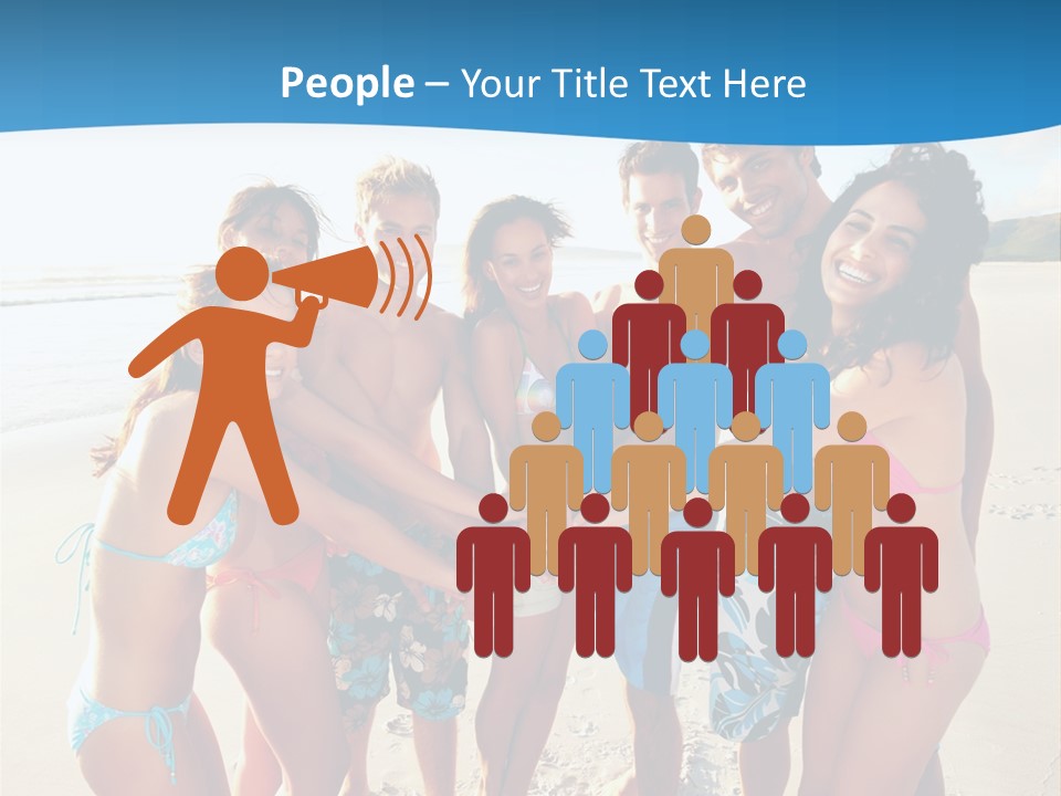 House Horizontal Blue PowerPoint Template