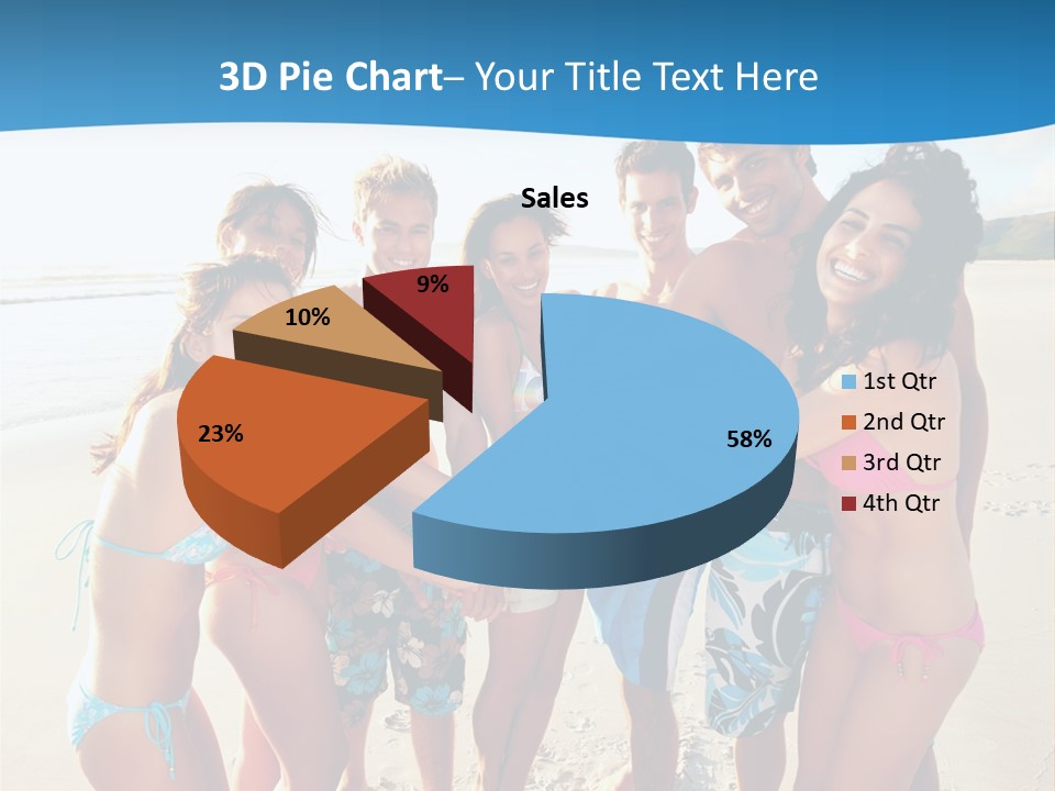 House Horizontal Blue PowerPoint Template