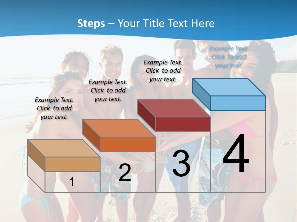 House Horizontal Blue PowerPoint Template