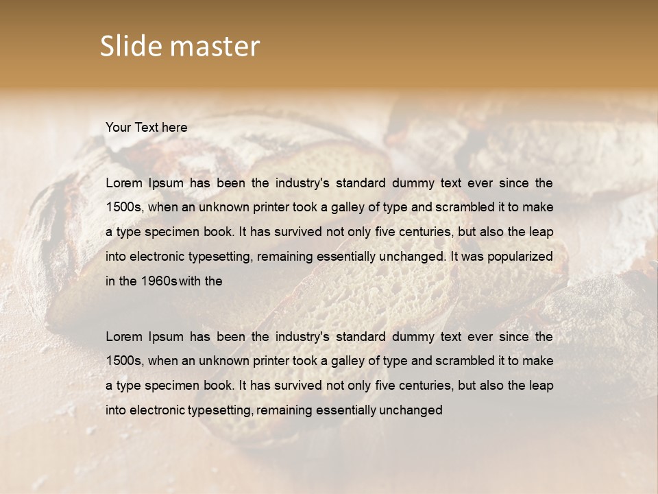 Brown Wooden Slice PowerPoint Template