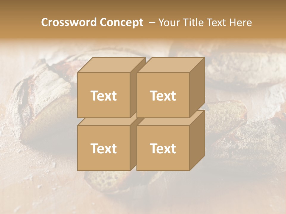 Brown Wooden Slice PowerPoint Template