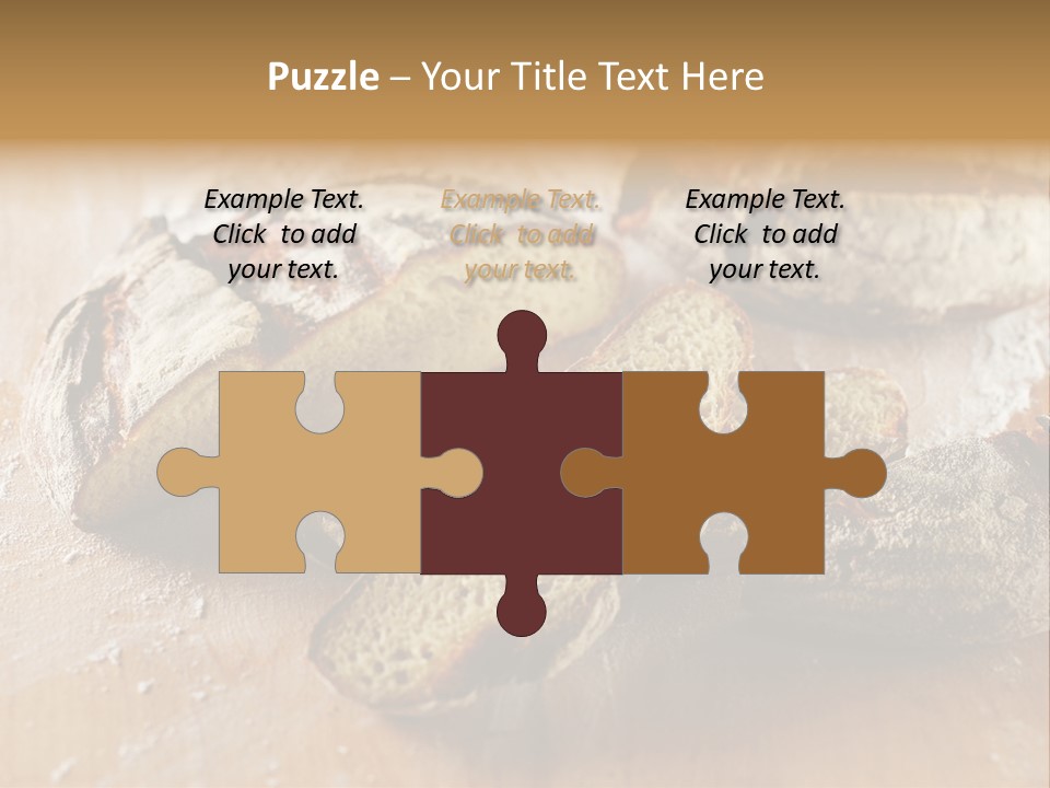 Brown Wooden Slice PowerPoint Template