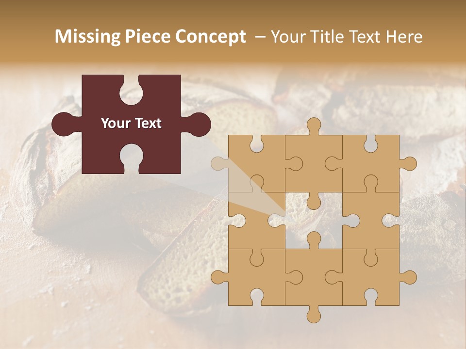 Brown Wooden Slice PowerPoint Template