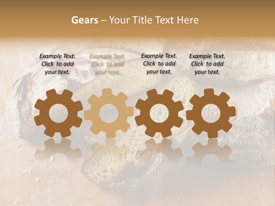 Brown Wooden Slice PowerPoint Template