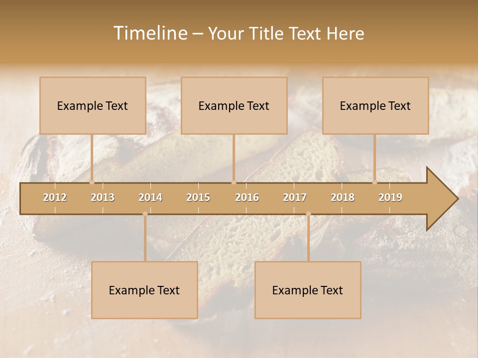 Brown Wooden Slice PowerPoint Template