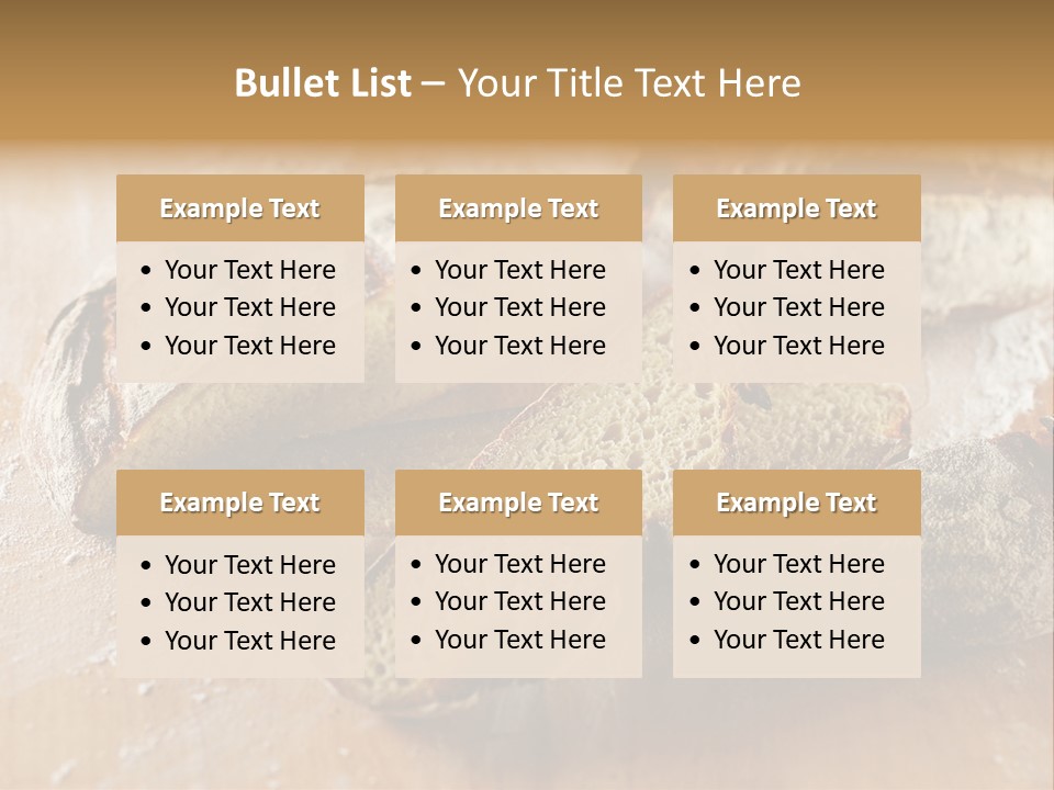 Brown Wooden Slice PowerPoint Template