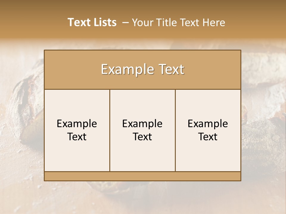 Brown Wooden Slice PowerPoint Template