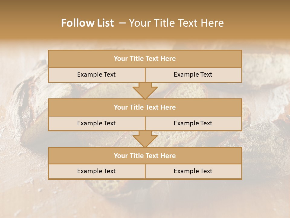 Brown Wooden Slice PowerPoint Template