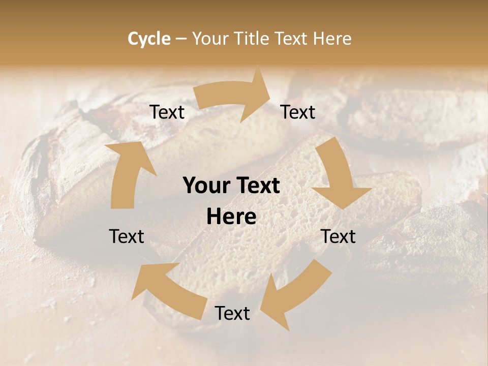 Brown Wooden Slice PowerPoint Template