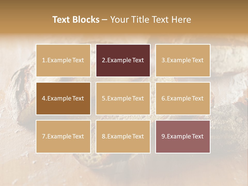 Brown Wooden Slice PowerPoint Template