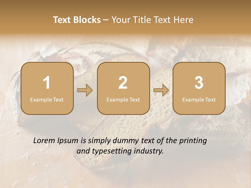 Brown Wooden Slice PowerPoint Template