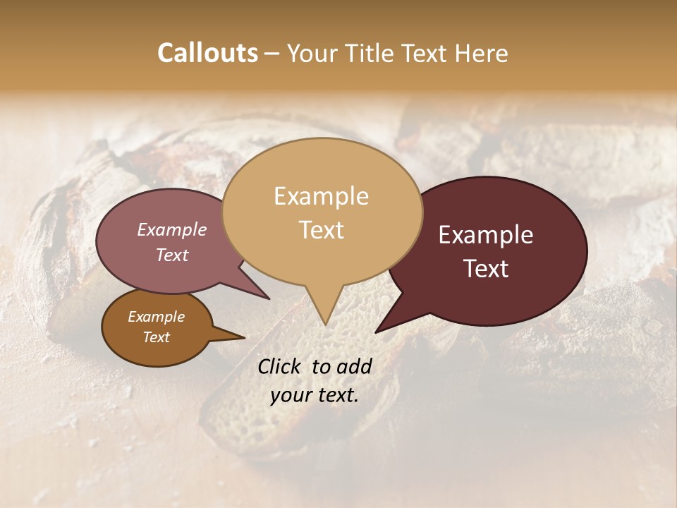 Brown Wooden Slice PowerPoint Template