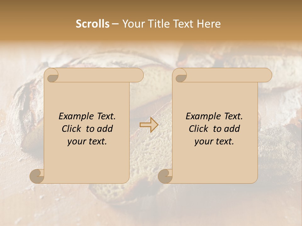 Brown Wooden Slice PowerPoint Template