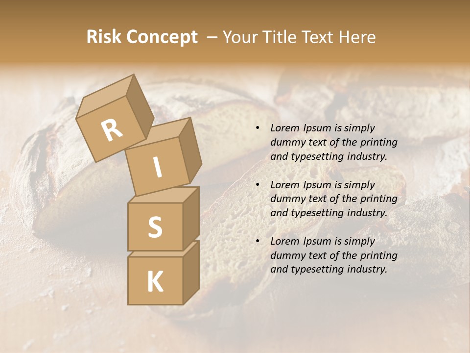 Brown Wooden Slice PowerPoint Template