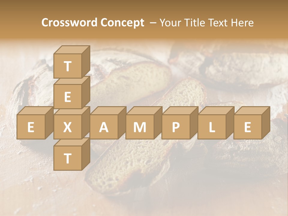 Brown Wooden Slice PowerPoint Template