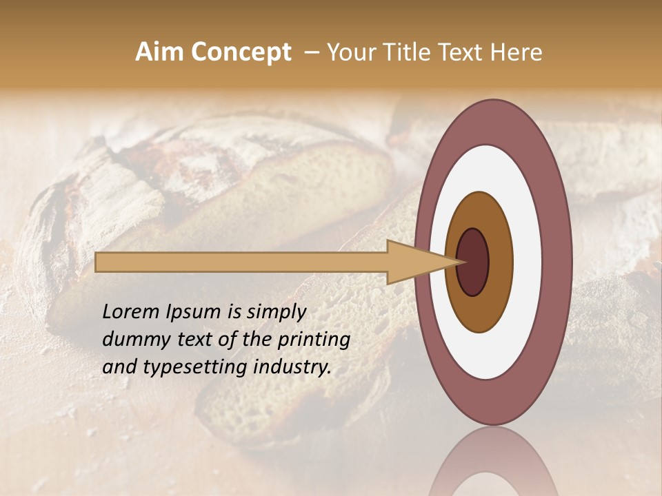 Brown Wooden Slice PowerPoint Template