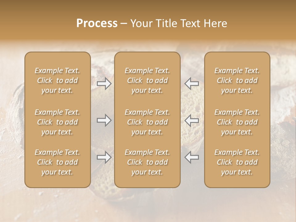 Brown Wooden Slice PowerPoint Template