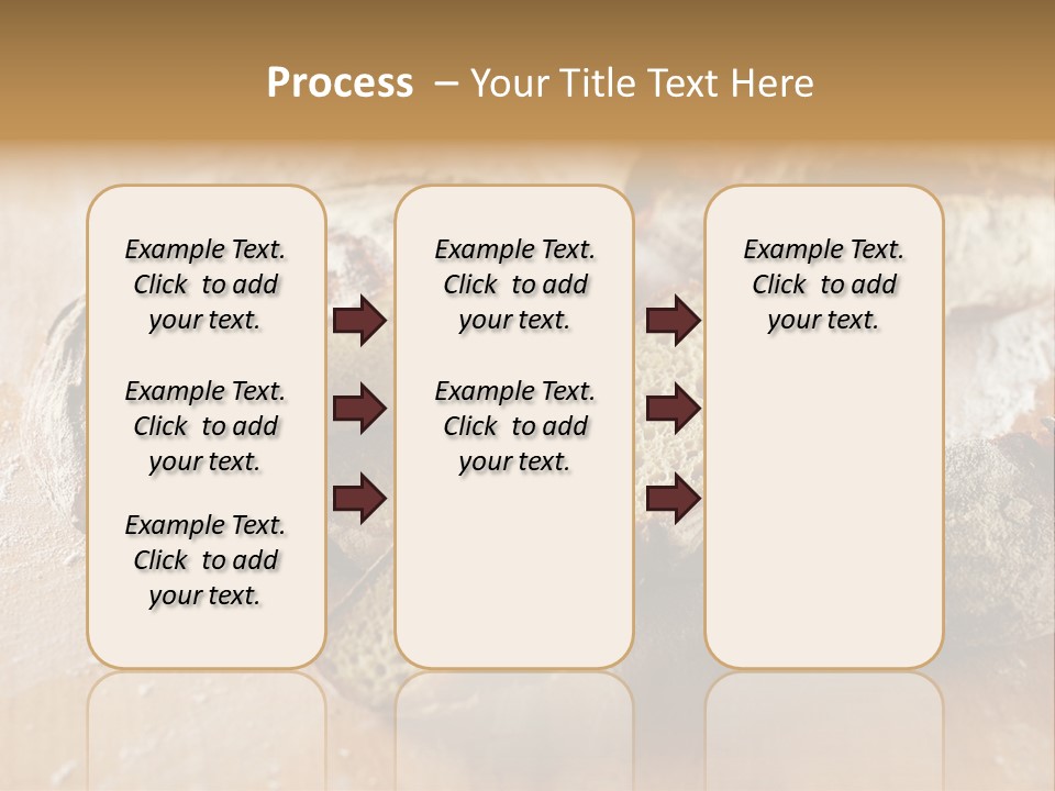 Brown Wooden Slice PowerPoint Template