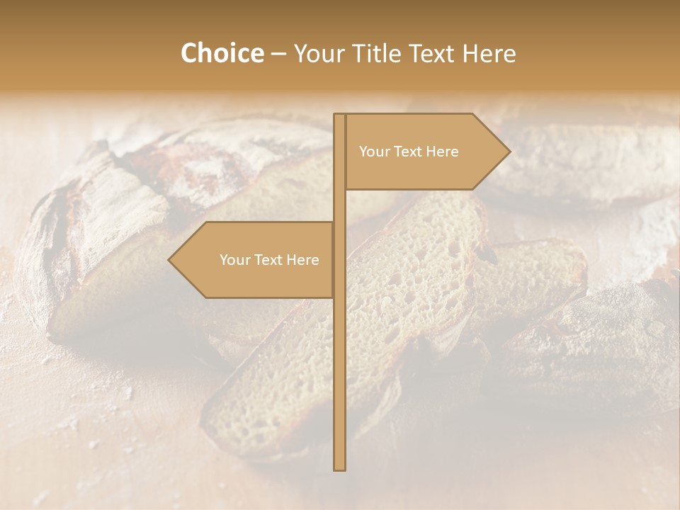 Brown Wooden Slice PowerPoint Template