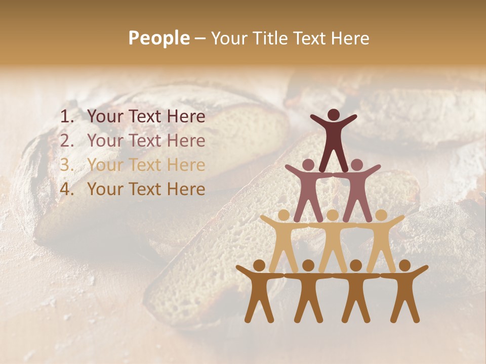Brown Wooden Slice PowerPoint Template