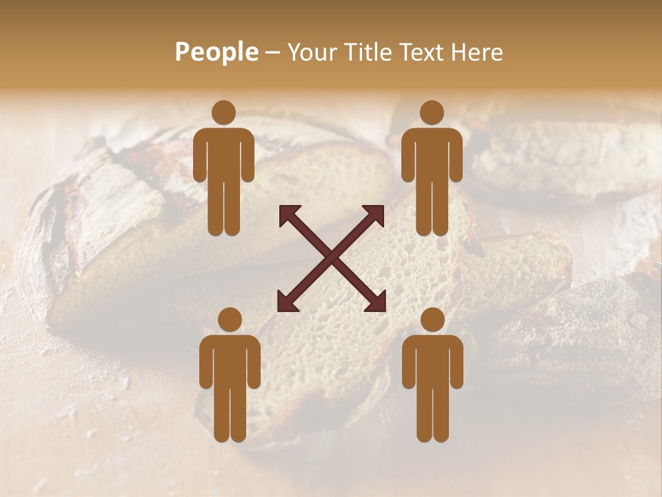 Brown Wooden Slice PowerPoint Template
