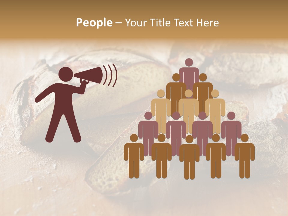 Brown Wooden Slice PowerPoint Template