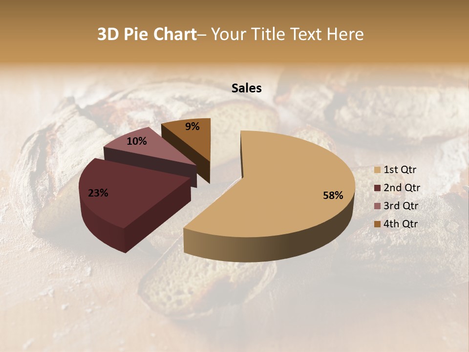 Brown Wooden Slice PowerPoint Template