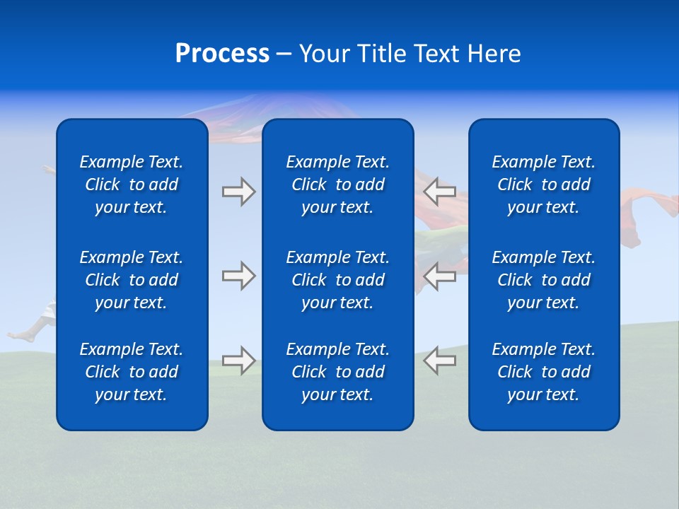 Woman Energy Meadow PowerPoint Template