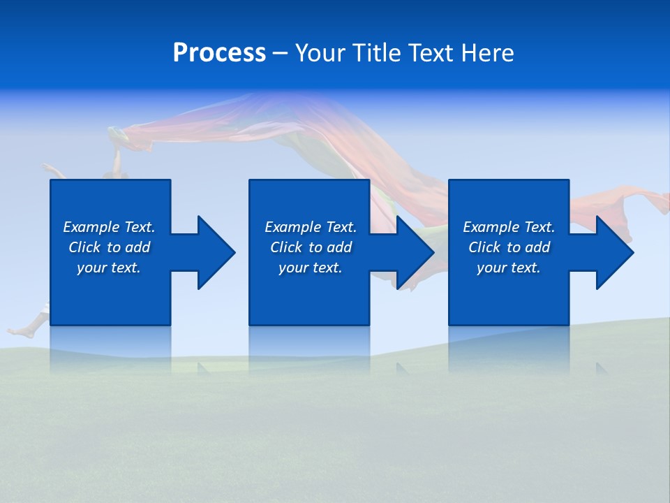 Woman Energy Meadow PowerPoint Template