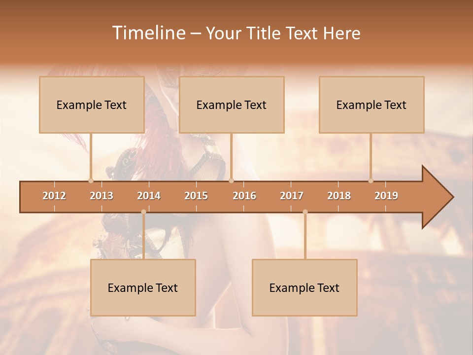 Luxury Woman Golden PowerPoint Template