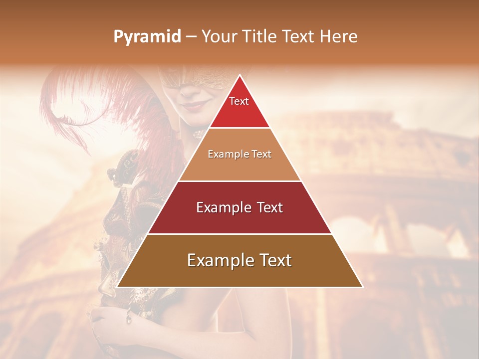 Luxury Woman Golden PowerPoint Template