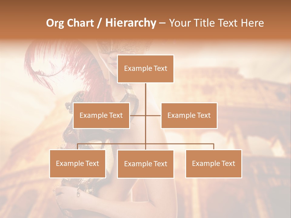 Luxury Woman Golden PowerPoint Template