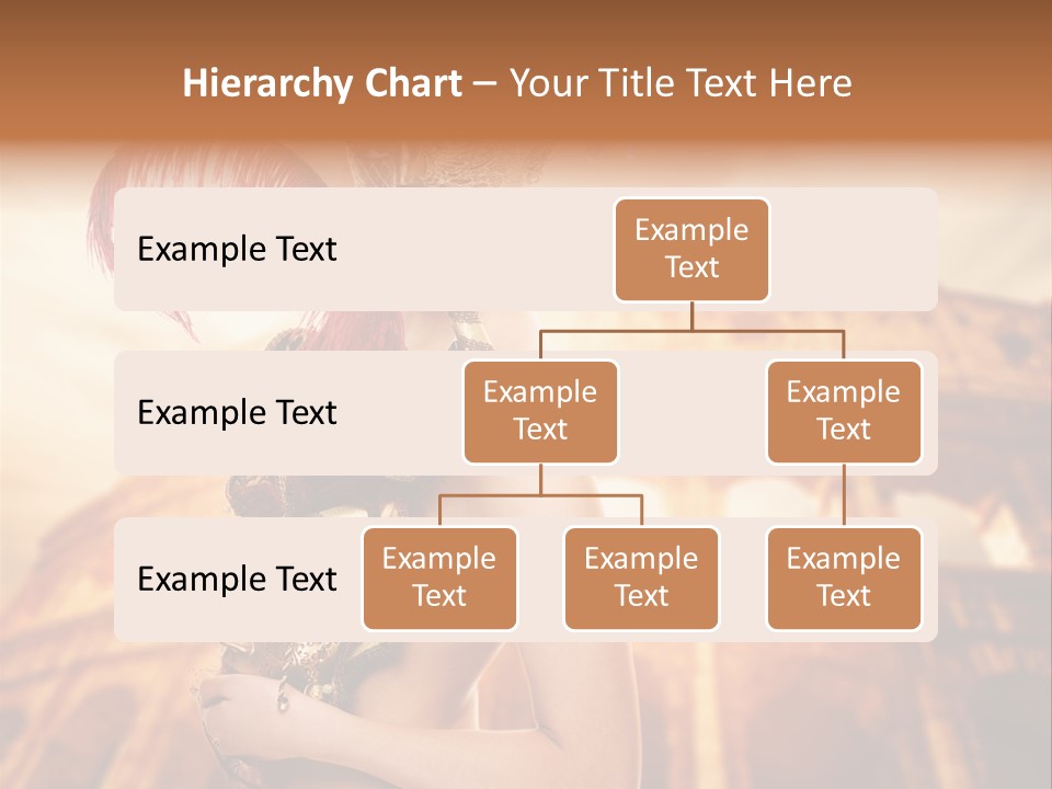 Luxury Woman Golden PowerPoint Template