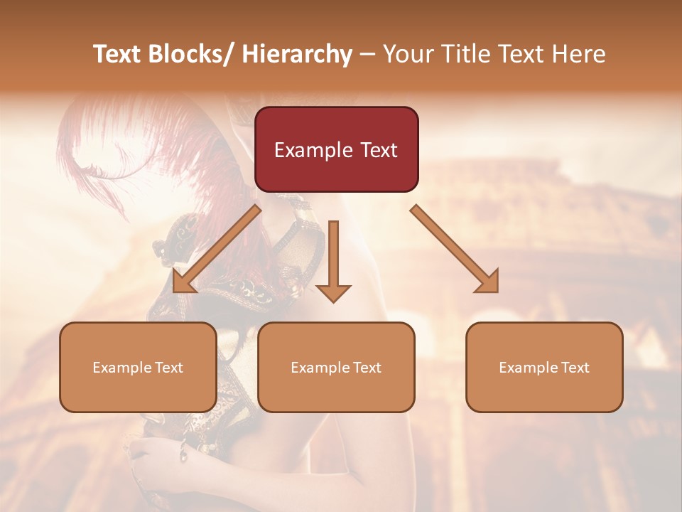 Luxury Woman Golden PowerPoint Template