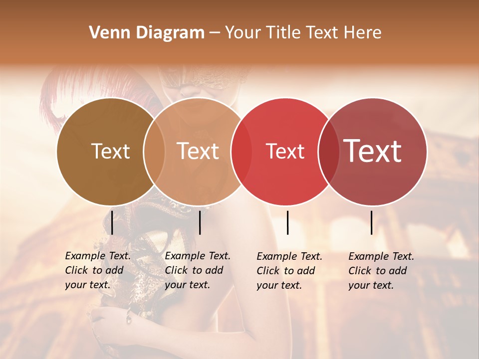 Luxury Woman Golden PowerPoint Template