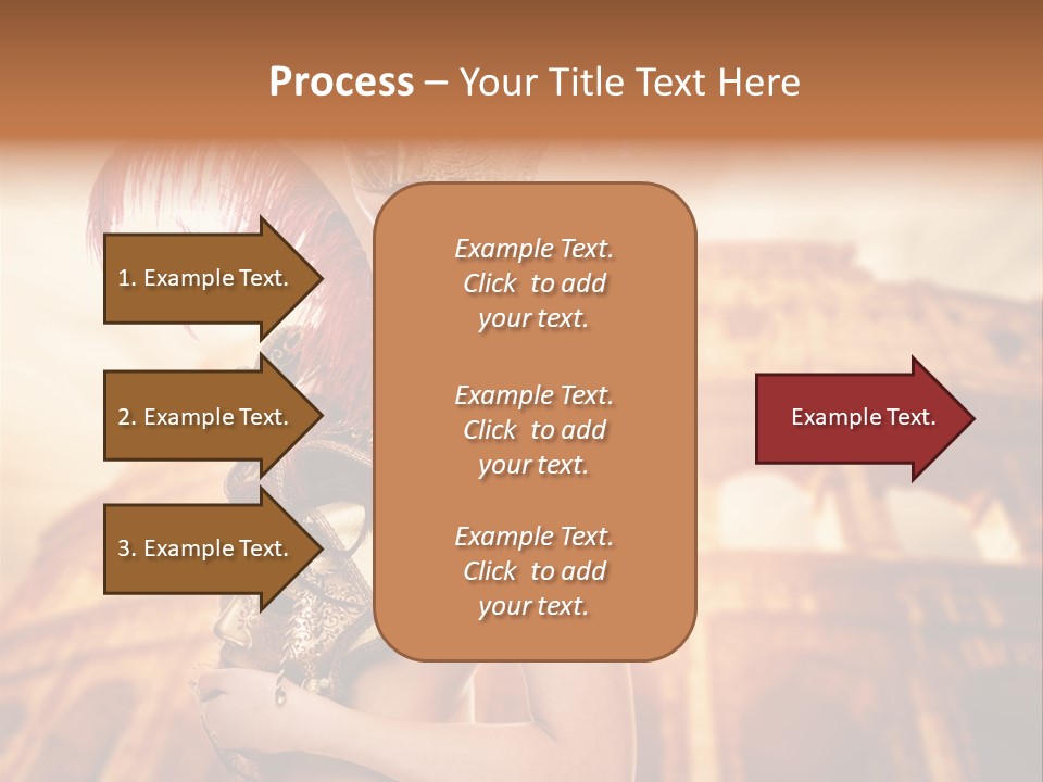 Luxury Woman Golden PowerPoint Template