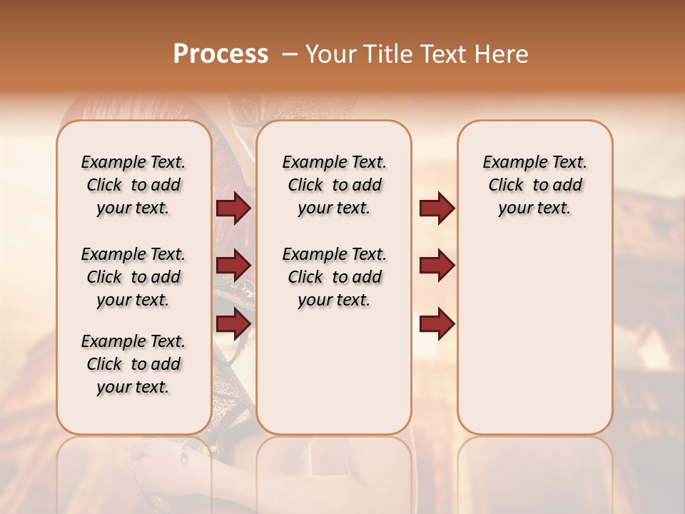 Luxury Woman Golden PowerPoint Template