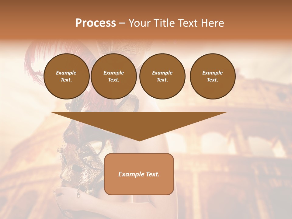 Luxury Woman Golden PowerPoint Template